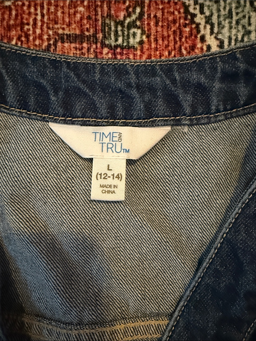 Time and Tru Denim Mini Dress - Picture 3 of 3